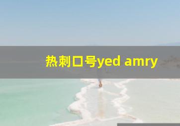 热刺口号yed amry